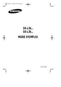Mode d’emploi Samsung SR-L36NMB Réfrigérateur combiné