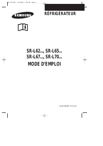Mode d’emploi Samsung SR-L628EV Réfrigérateur combiné