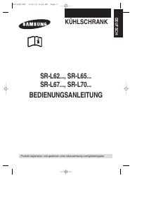 Bedienungsanleitung Samsung SR-L629EVSS Kühl-gefrierkombination