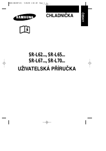 Manuál Samsung SR-L629EVSS Lednice s mrazákem