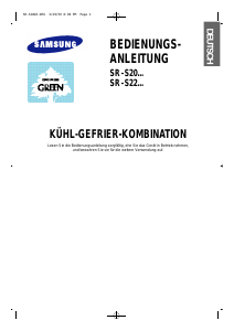 Bedienungsanleitung Samsung SR-S2229CSS Kühl-gefrierkombination