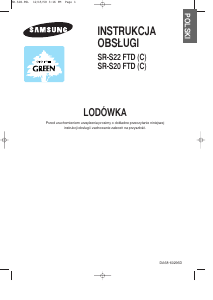 Instrukcja Samsung SR-S22FTD Lodówko-zamrażarka