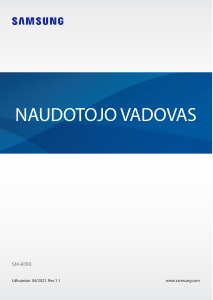 Vadovas Samsung SM-R190 Galaxy Buds Pro Ausinės