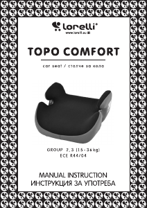 Manual Lorelli Topo Comfort Car Seat
