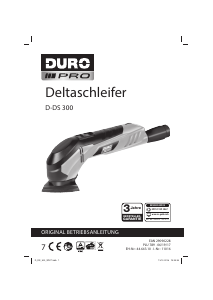 Bedienungsanleitung DURO D-DS 300 Deltaschleifer