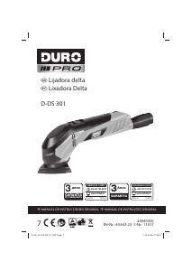 Manual DURO D-DS 301 Lixadeira delta
