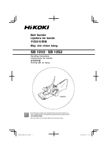 Handleiding Hikoki SB 10S2 Bandschuurmachine