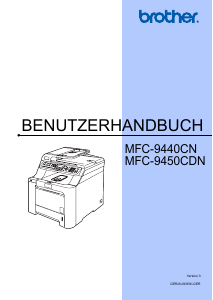 Bedienungsanleitung Brother MFC-9450CDN Multifunktionsdrucker