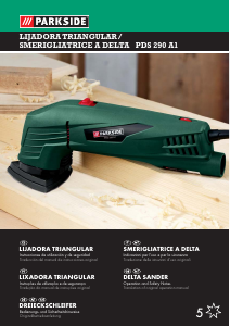 Manual Parkside PDS 290 A1 Lixadeira delta