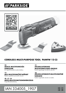 Manuál Parkside PAMFW 12 C3 Víceúčelový kapesní nůž