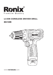 Handleiding Ronix 8618N Schroef-boormachine