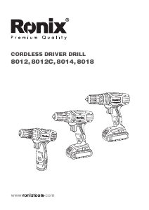 Handleiding Ronix 8014 Schroef-boormachine