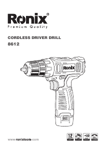 Manual Ronix 8612 Drill-Driver