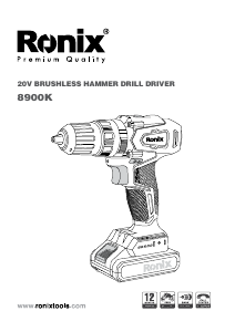 Handleiding Ronix 8900k Schroef-boormachine