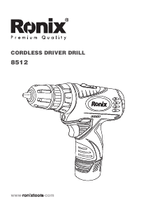 Handleiding Ronix 8512 Schroef-boormachine