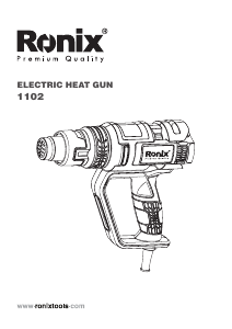 Manual Ronix 1102 Heat Gun