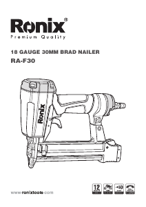Handleiding Ronix RA-F30 Spijkerpistool