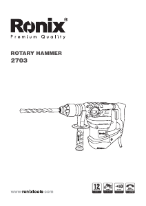 Handleiding Ronix 2703 Boorhamer