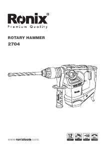 Handleiding Ronix 2704 Boorhamer