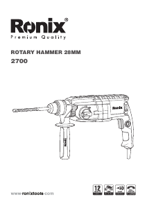 Handleiding Ronix 2700 Boorhamer