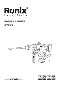 Handleiding Ronix 2702V Boorhamer