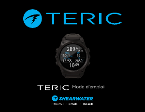 Mode d’emploi Shearwater Teric Ordinateur de plongée