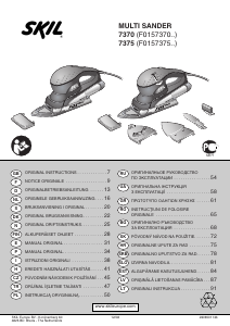 Manual de uso Skil 7370 AA Lijadora delta