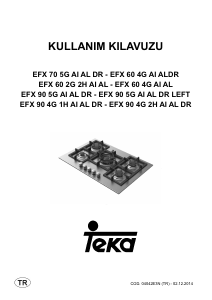 Manuál Teka EFX 90 4G 1H AI AL DR Varná deska