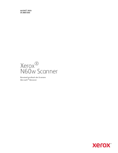 Bedienungsanleitung Xerox N60w Scanner