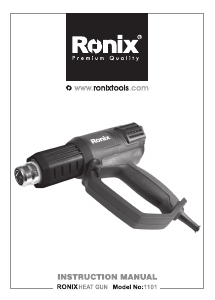 Manual Ronix 1101 Heat Gun