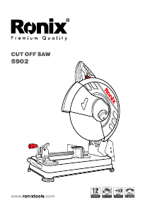 Handleiding Ronix 5902v Metaalafkortzaag