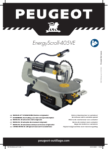 Manual Peugeot EnergyScroll-405VE Scroll Saw