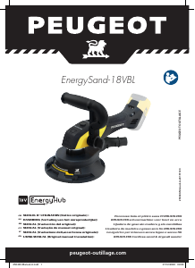 Manual de uso Peugeot EnergySand-18VBL Lijadora excéntrica