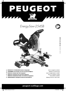 Manuale Peugeot EnergySaw-254SB Troncatrice