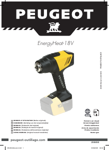 Manual de uso Peugeot EnergyHeat-18V Decapador por aire caliente