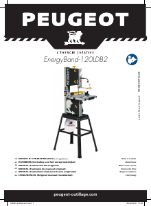 Mode d’emploi Peugeot EnergyBand-120LDB2 Scie à ruban