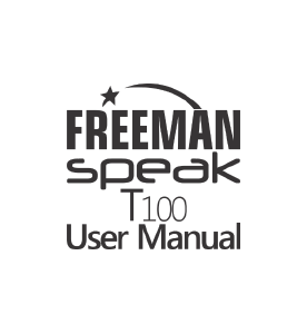 Handleiding Freeman T100 Speak Mobiele telefoon