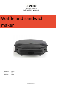 Manual Livoo DOP232 Waffle Maker