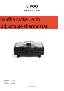 Manual Livoo DOP217 Waffle Maker