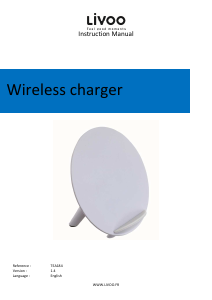 Manual Livoo TEA184N Wireless Charger