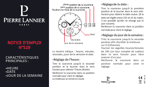 Mode d’emploi Pierre Lannier 253C164 Beaucour Montre