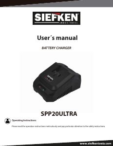 Manual Siefken SSP20ULTRA Battery Charger