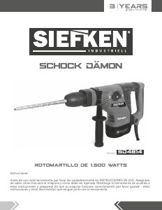 Manual Siefken SD4814 Rotary Hammer