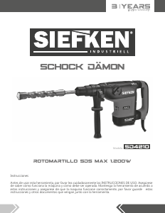 Manual Siefken SD4210 Rotary Hammer