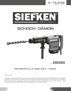 Manual Siefken SD5519 Rotary Hammer