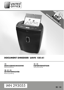 Handleiding United Office IAN 293055 Papiervernietiger
