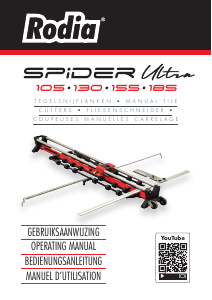 Bedienungsanleitung Rodia Spider Ultra 130 Fliesenschneidmaschine