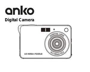 Manual Anko 18 Megapixel Digital Camera