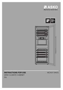 Handleiding Asko WCN311942G​ Wijnklimaatkast