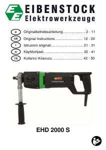 Manual Eibenstock EHD 2000 S Diamond Drill